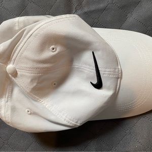 White nike hat- Dri fit